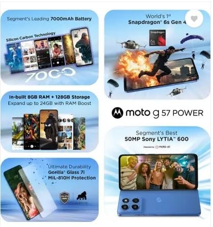 Moto G57 Power: The New Mid-Range Powerhouse Launched in India with a Mammoth 7,000mAh Battery