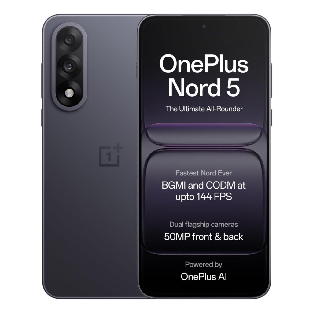 OnePlus Nord 5 Smartphone Launched in India: 6800mAh Battery & Snapdragon 8s Gen 3 at a Killer Price!