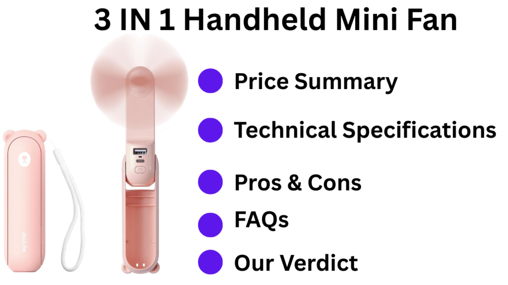 Is This Best $20 JISULIFE Handheld Mini Fan the Ultimate Life-Saver for the Brutal US Heatwave?