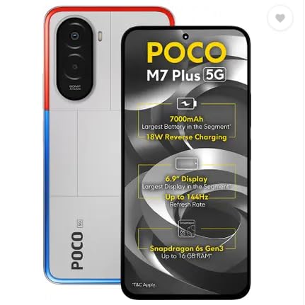 POCO M7 Plus 5G Review: Forget Power Banks! Is This 7,000mAh Battery Monster the Best Budget 5G Phone in India?
