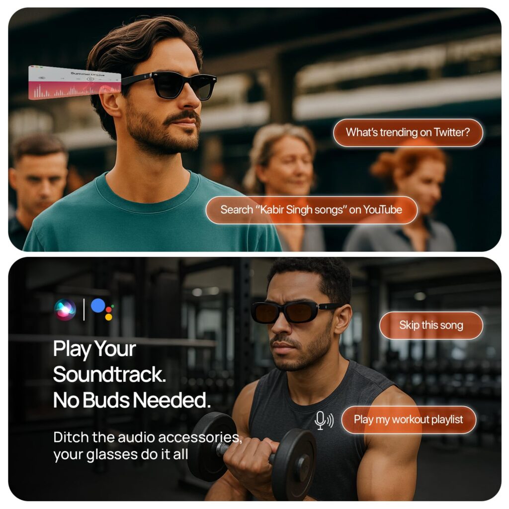 Fire Boltt Fire Lens Dune Smart Glasses Review: Hands-On with India’s Most Stylish Tech!