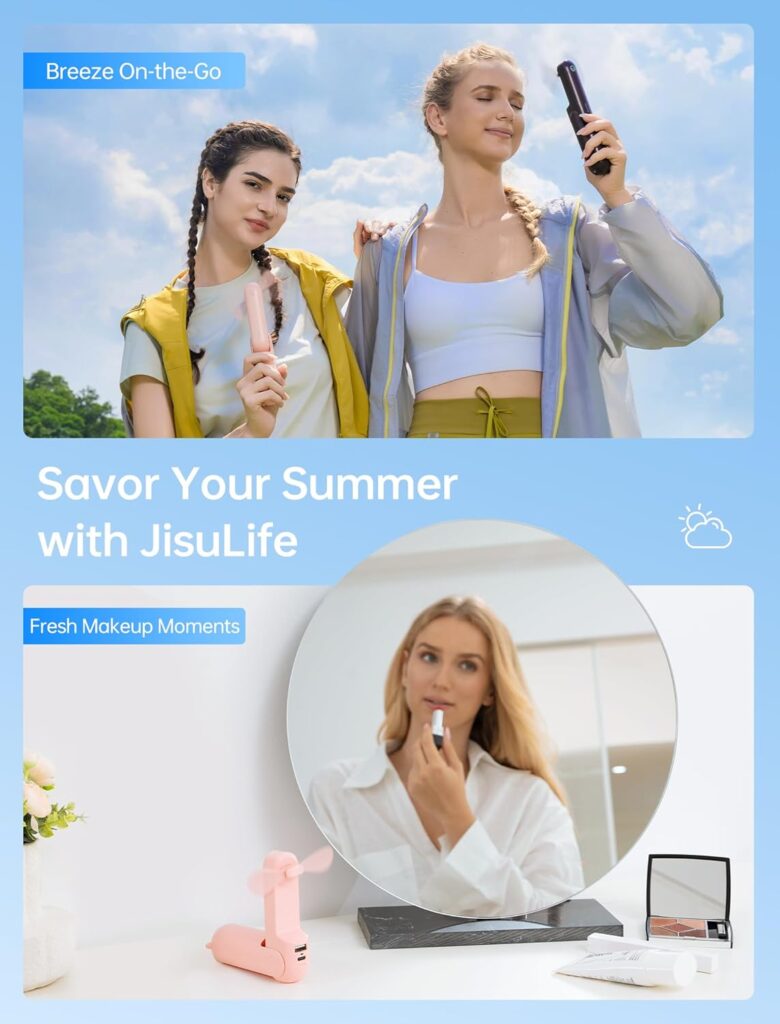 Is This Viral $20 JISULIFE Handheld Mini Fan the Ultimate Life-Saver for the Brutal US Heatwave?