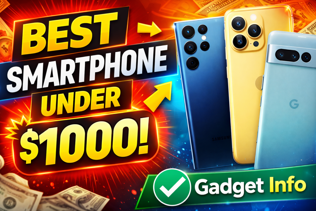 Best Smartphones Under $1000 in 2026: Top 4 Android & iPhone Mid-Range Powerhouses Reviewed