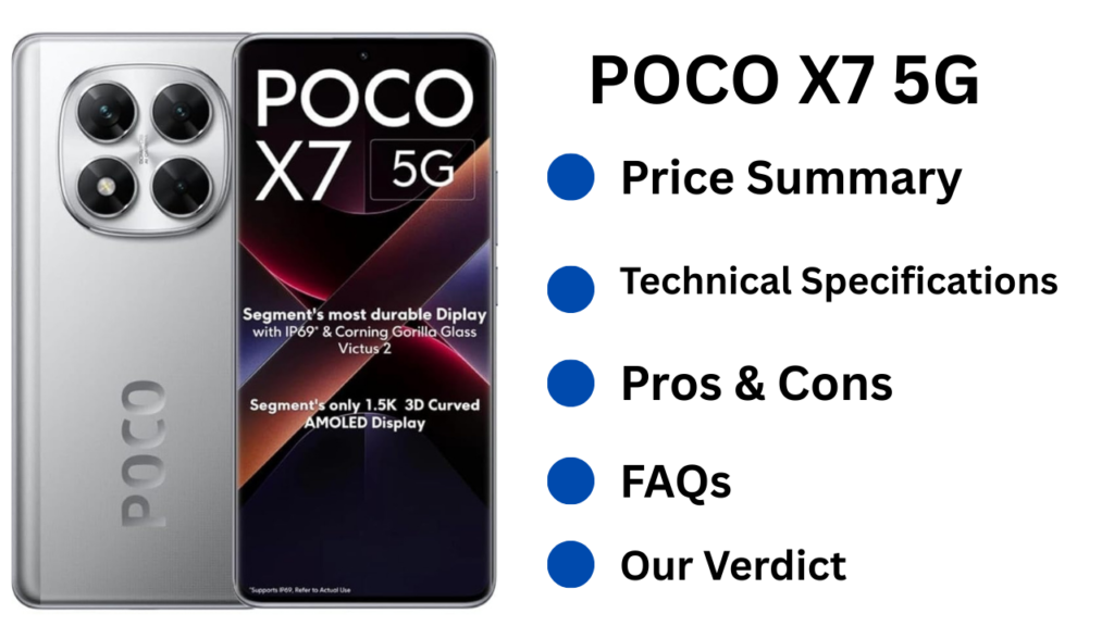 Forget Flagships? POCO X7 5G Arrives with 3000 Nits Display and IP68 Rating at a Shocking Price!