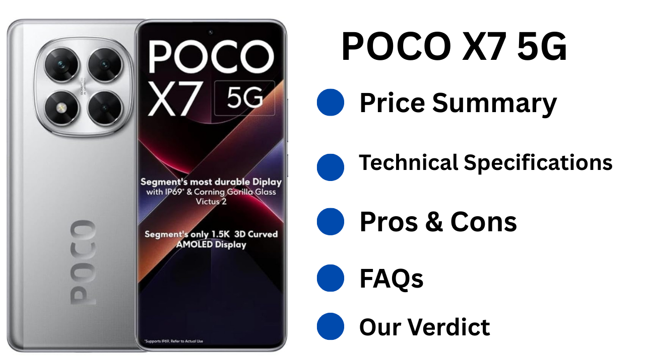 Forget Flagships? POCO X7 5G Arrives with 3000 Nits Display and IP68 Rating at a Shocking Price!
