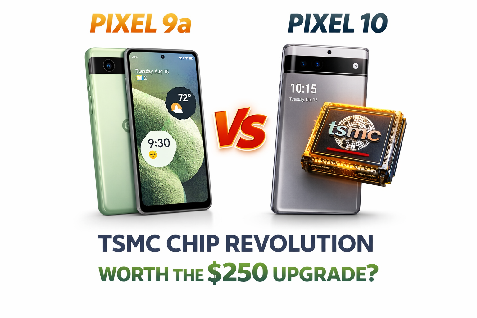 Google Pixel 9a vs Google Pixel 10: Is the TSMC Revolution Worth the Wait?
