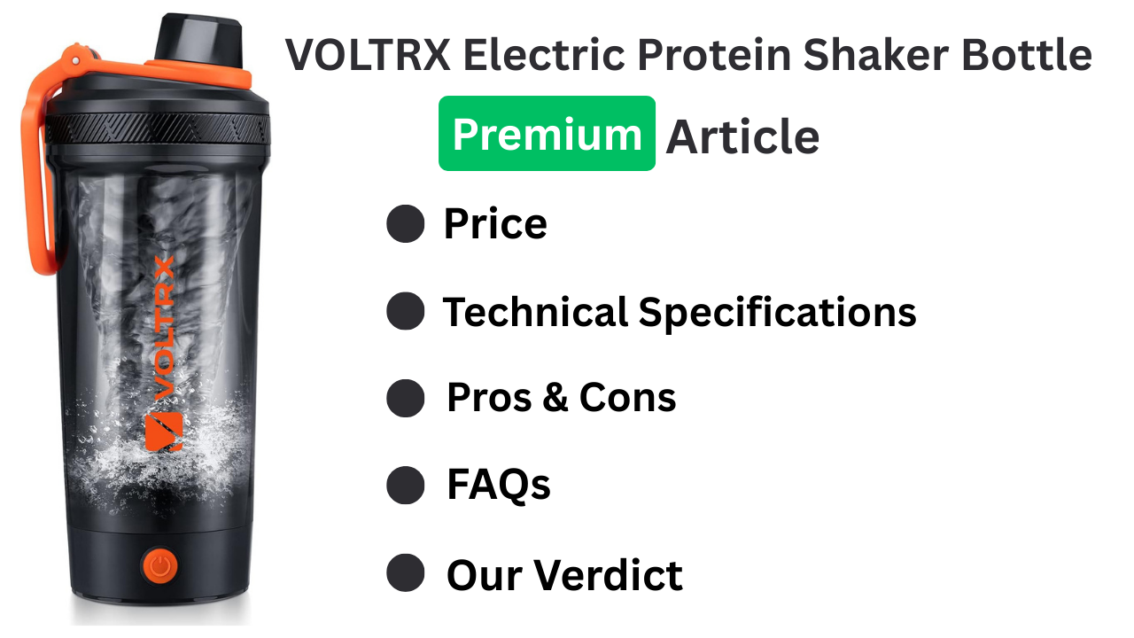 Why This 6,000 RPM Best VOLTRX Electric Protein Shaker Bottle Is Taking American Gyms By Storm
