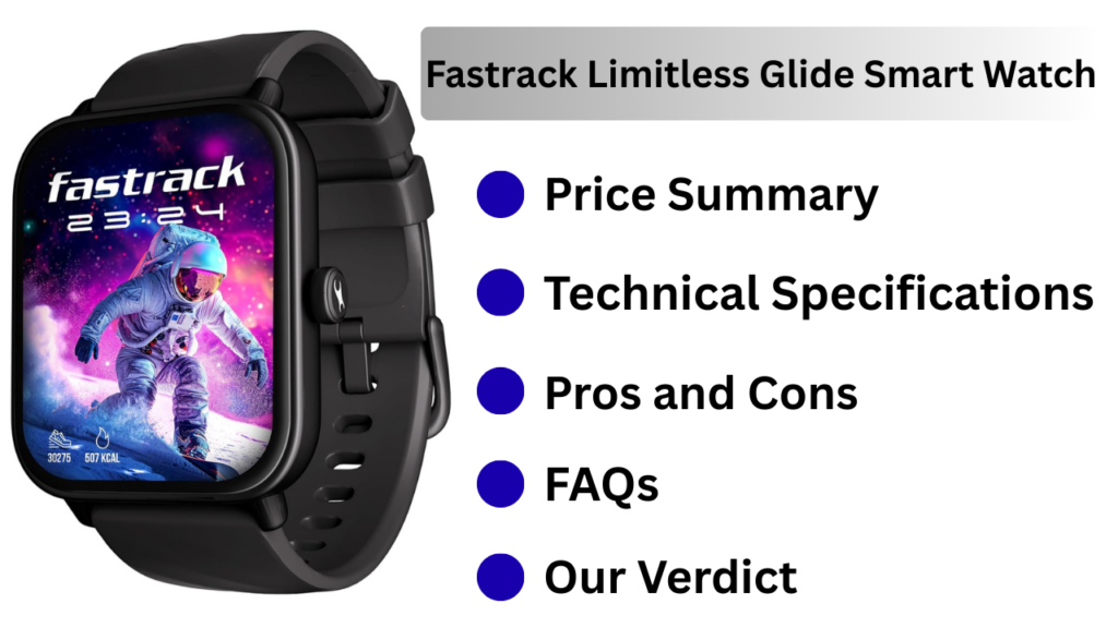 Fastrack Limitless Glide Smart Watch Review: The Best AMOLED Bluetooth Calling Watch Under ₹1,500?