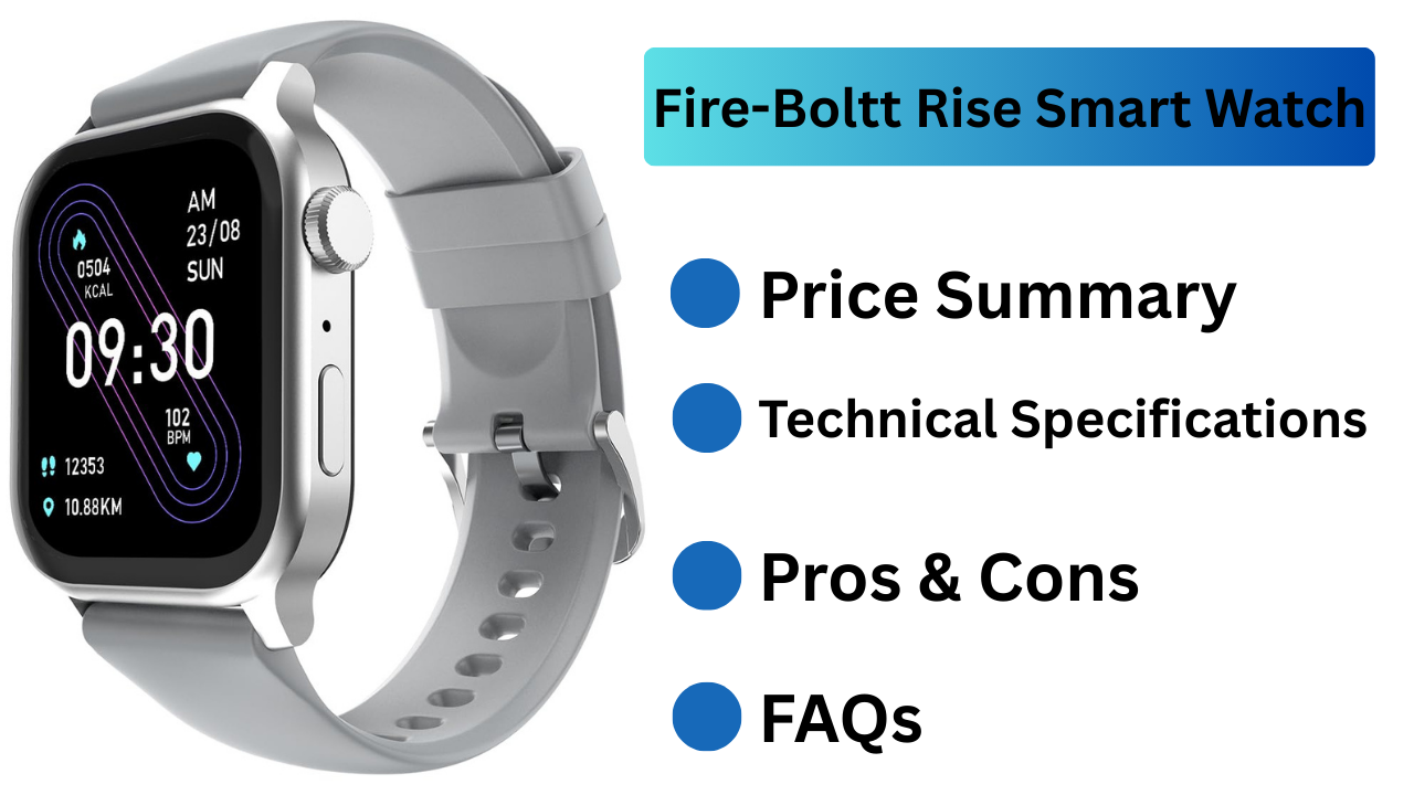 Fire-Boltt Rise Smart Watch Review: The Best Premium Bluetooth Calling Watch Under ₹1,500 in India (2026)?