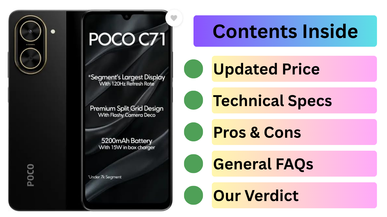 POCO C71 Review: Is This the Best Smartphone Under ₹10,000 in India 2026?