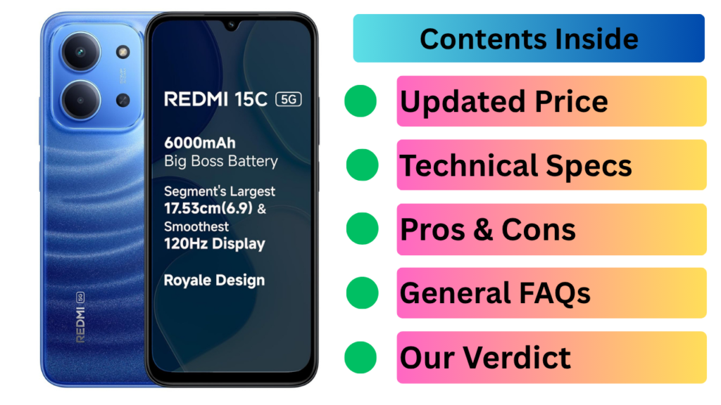 REDMI 15C 5G Review: A Budget King for the Indian Audience – Does the 6000mAh Monster Deliver?