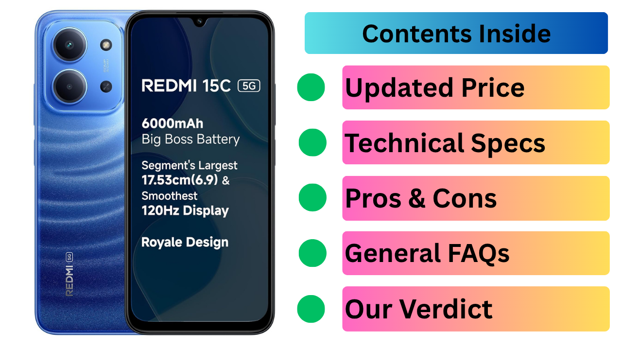 REDMI 15C 5G Review: A Budget King for the Indian Audience – Does the 6000mAh Monster Deliver?