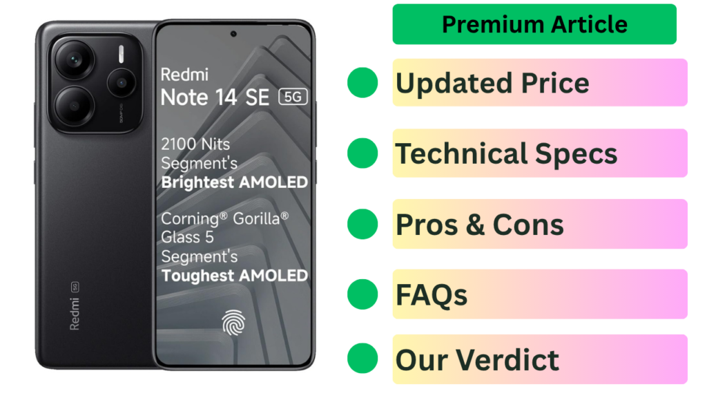 Redmi Note 14 SE 5G Review: Is This the New Mid-Range 5G Champion for India 2026?