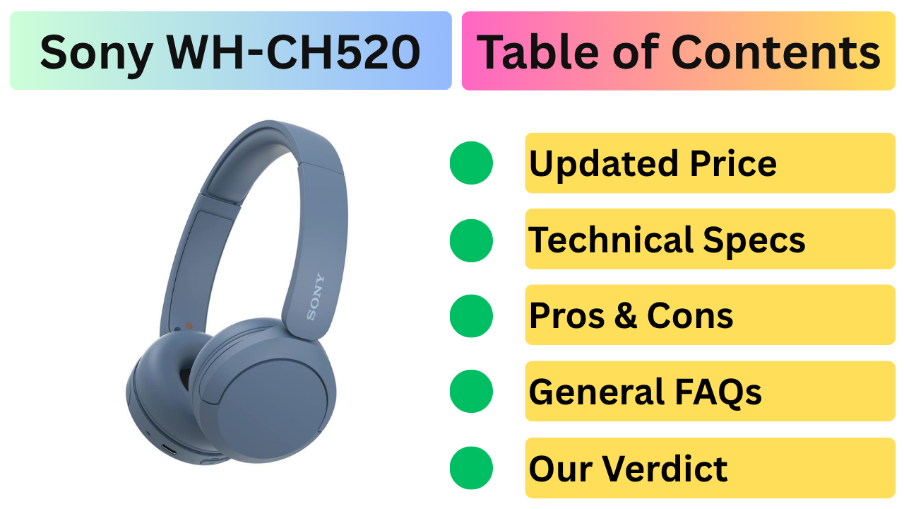 Sony WH-CH520 Review: Is This 50-Hour Battery King the Best Wireless Headphone in India 2026?