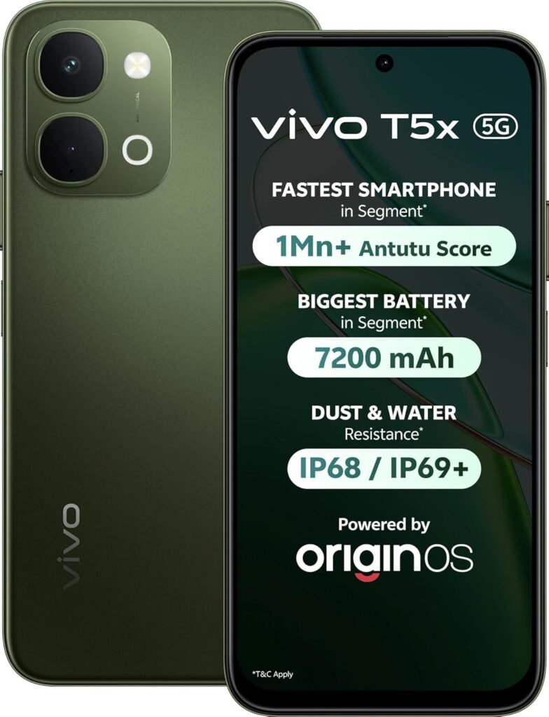 vivo t5x 5G Smartphone Launch: The Best 7200mAh Battery Beast Under ₹25,000 in India 2026
