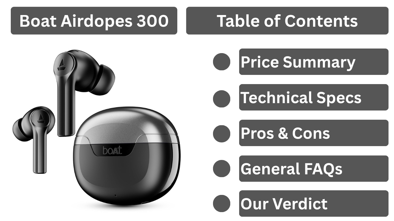 boAt Airdopes 300 Review: Is This 50-Hour Battery Beast the Best TWS Under ₹1,500 in India?