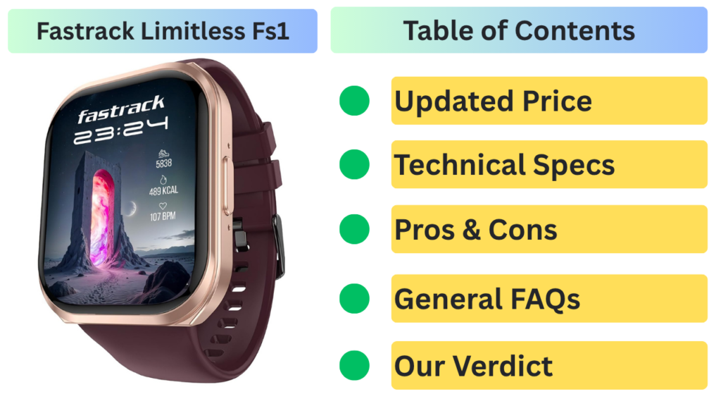 Fastrack Limitless FS1+ Smart Watch Review: The Best 2.01" Curved Display Watch Under ₹2,000 in India 2026?
